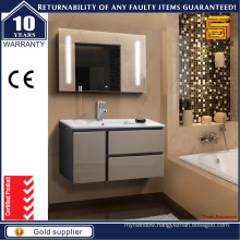 Modern Wall Hung Bathroom Vanity Unit with LED Mirror